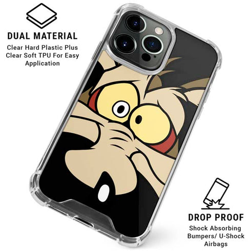 Looney Tunes Wile E. Coyote iPhone 16 Pro Clear Case